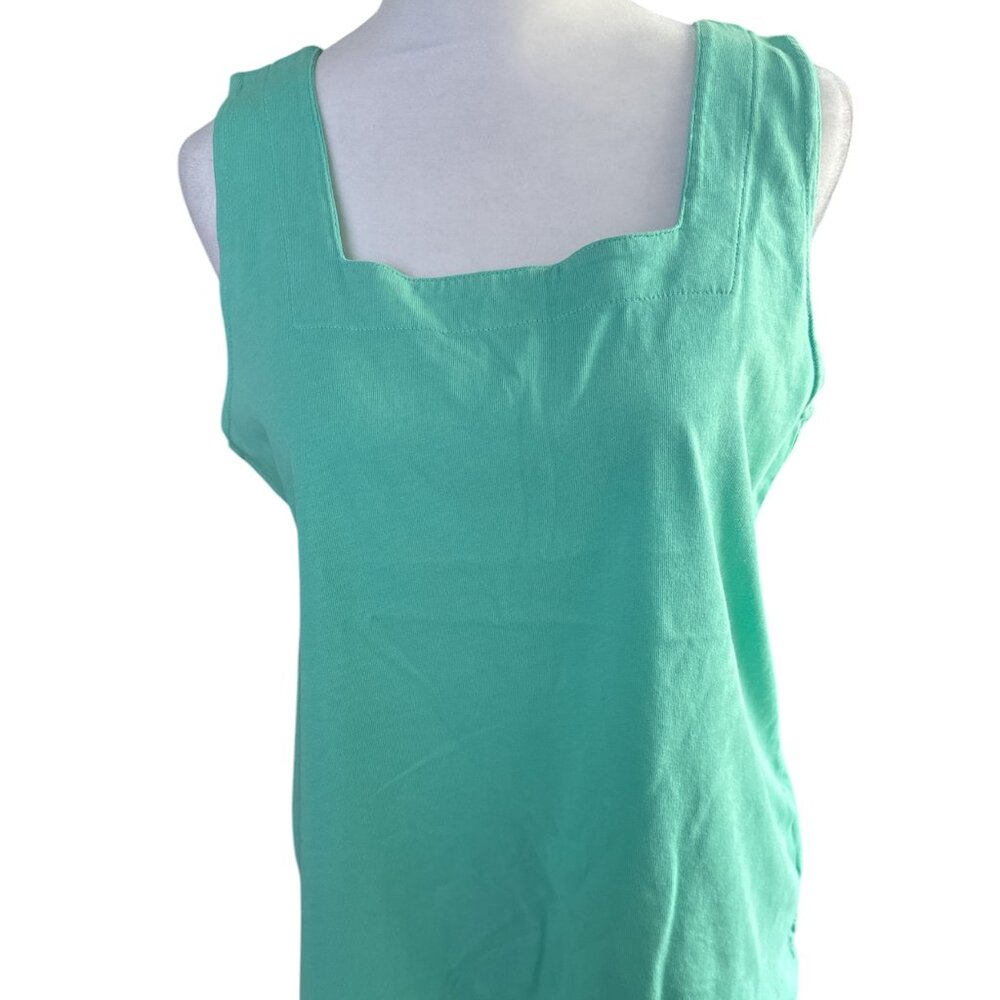 Fresh Produce - Boxy Tank - Mint Green - NWT - Size Small - 100% Cotton